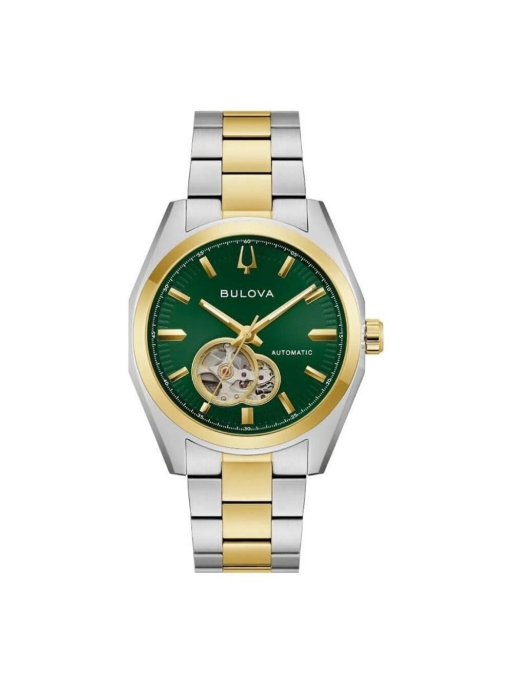 NWT Bulova Surveyor Automatic Green Dial Men's Watch